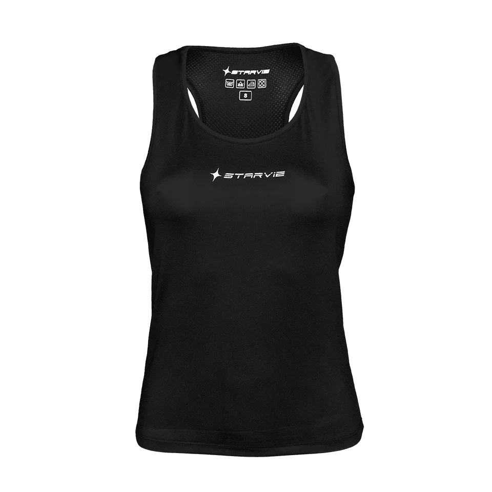 StarVie Tanktop negro pádel mujer