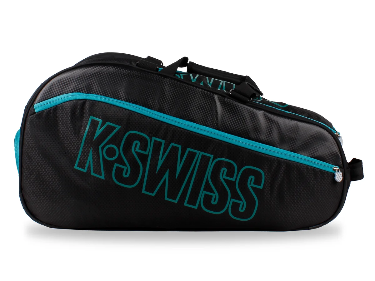 Kswiss BG771-052 | CLASSIC PADEL RACKET BAG | BLACK/TURQUOISE