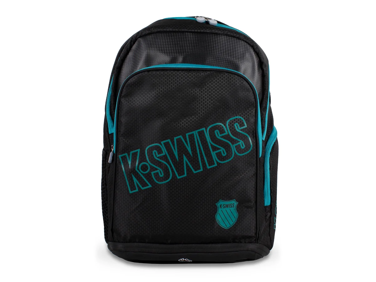 Kswiss BG772-052 | CLASSIC PADEL BACKPACK | BLACK/TURQUOISE