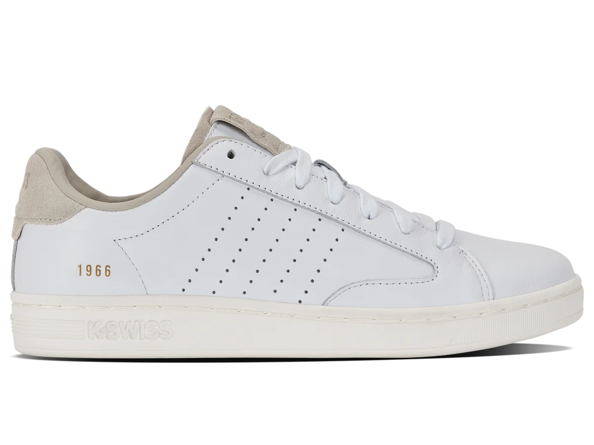 Kswiss 07263-174-M | LOZAN KLUB LTH | WHITE/FOSSIL/SNOW WHITE