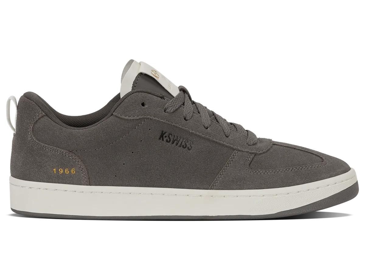 Kswiss 04733-043-M | COURT VARSITY SDE | GRANITE GRAY/SNOW WHITE