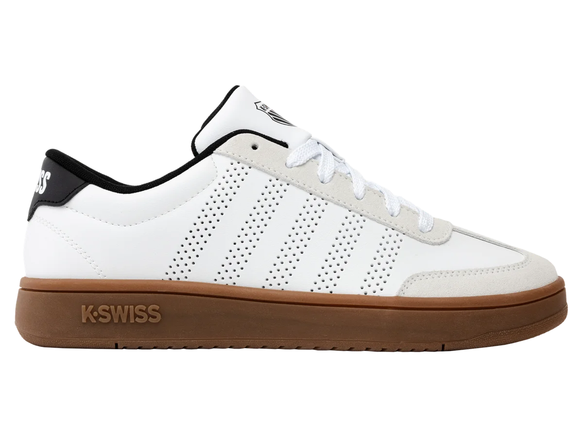 Kswiss 04916-138-M | COURT OPEN T-TOE G | WHITE/BLACK/GUM
