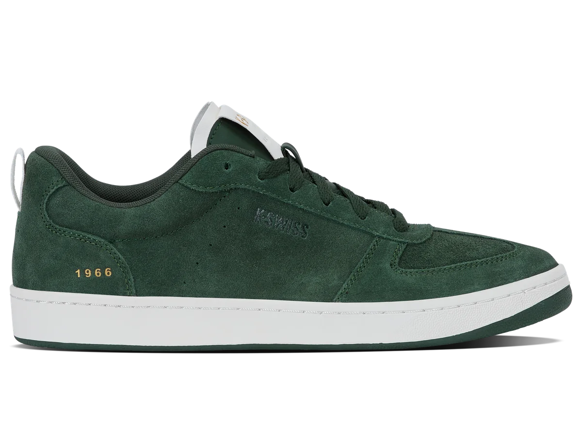 Kswiss 04733-319-M | COURT VARSITY SDE | LEAF SMOKED GREEN/SNOW WHITE