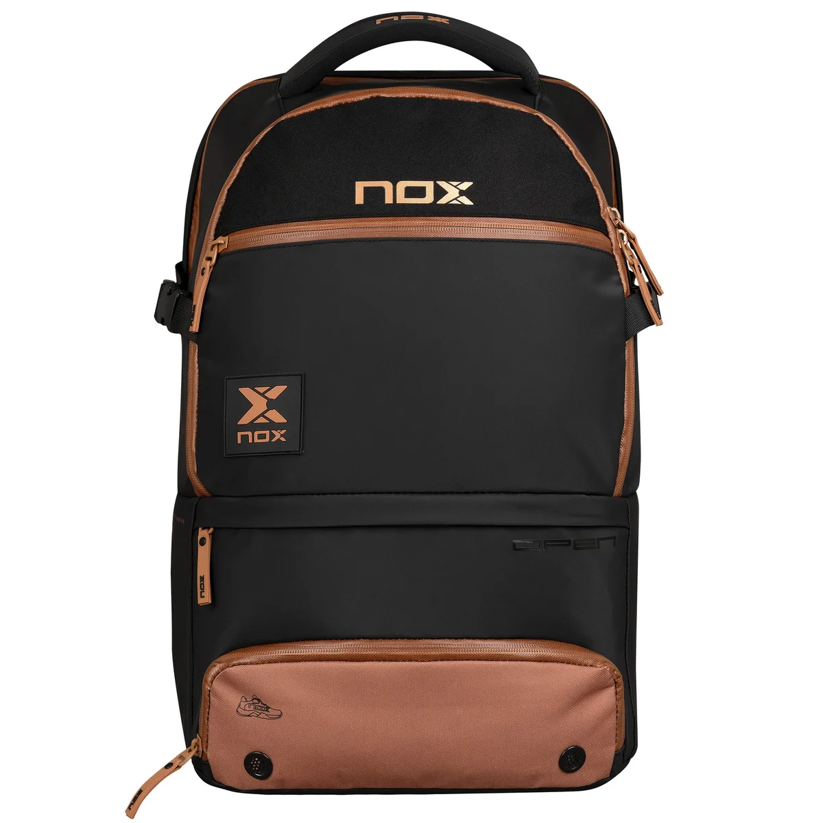 Nox Mochila LUXURY OPEN SERIES negro/marrón