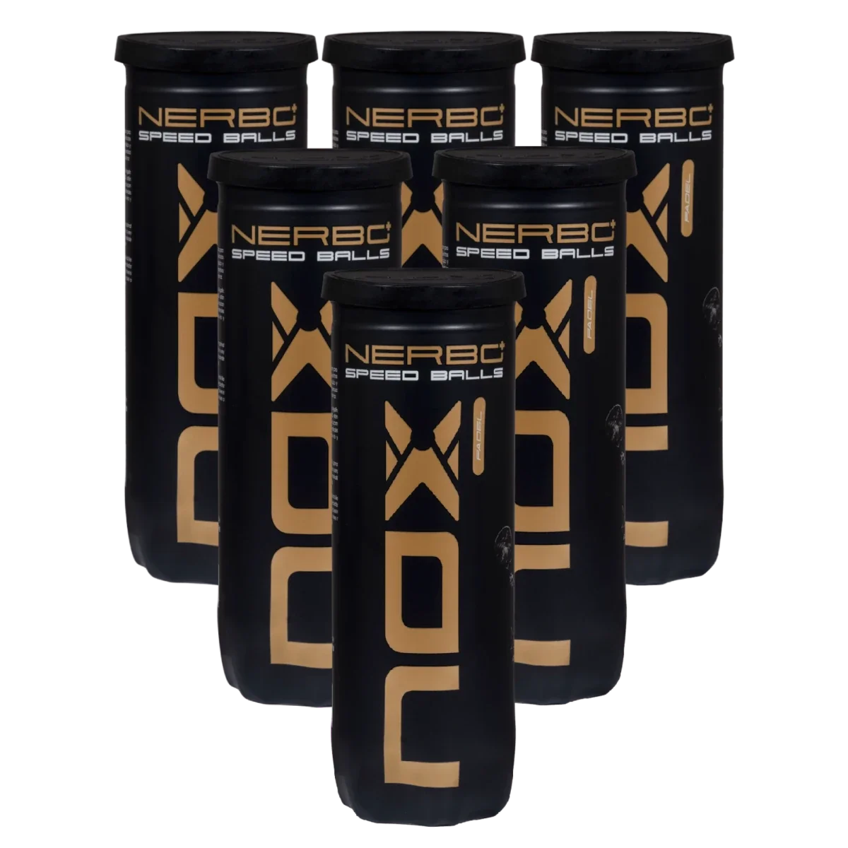Nox Pack 6 Botes de pelotas NERBO+ SPEED