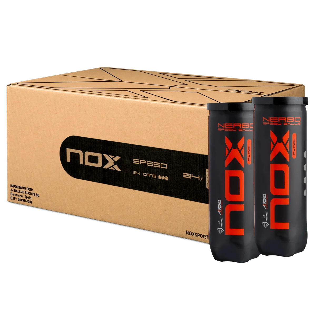 Nox Cajón bolas NERBO 24 botes de 3 unidades
