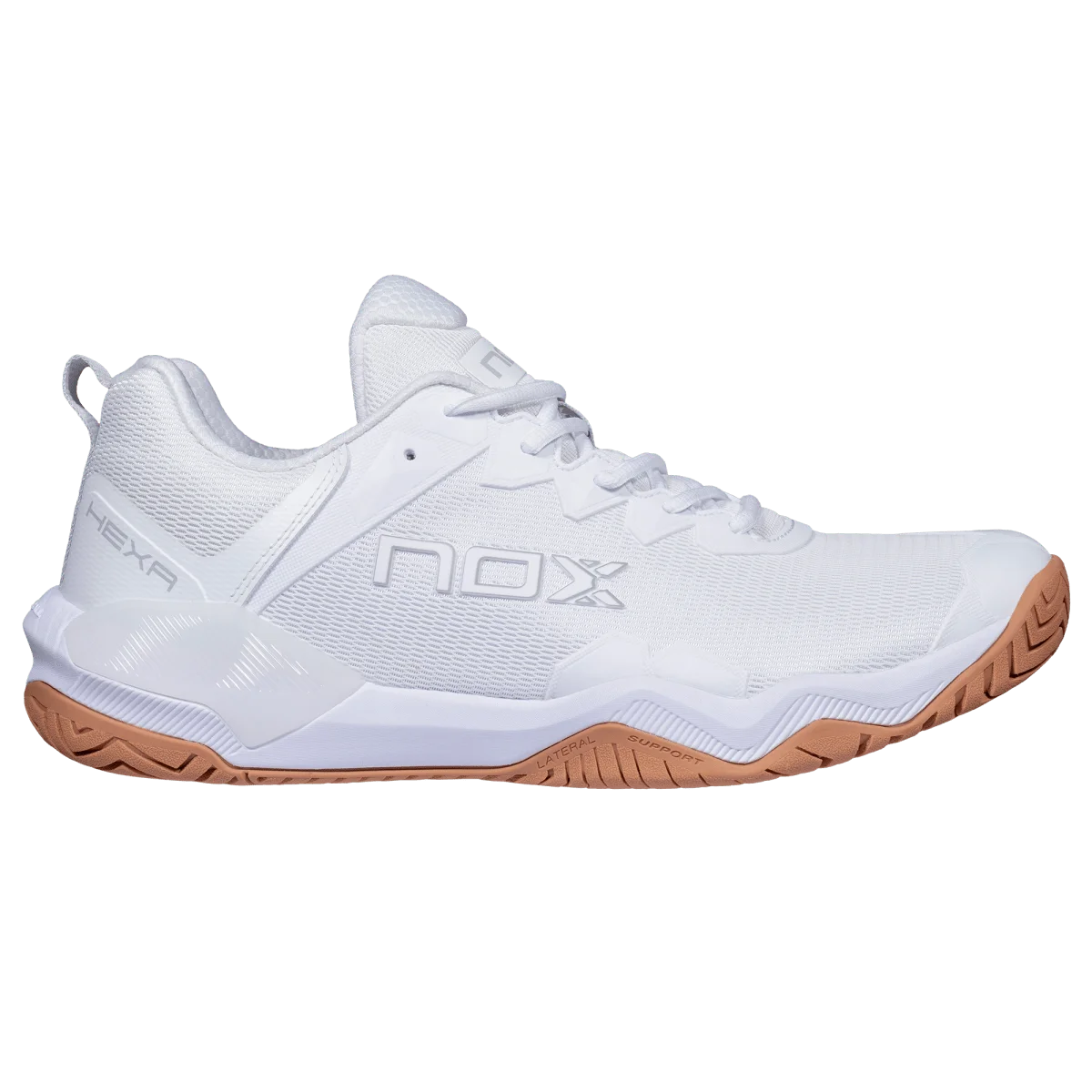 Nox Zapatilla de Pickleball LUX HEXA White/Gum Rubber