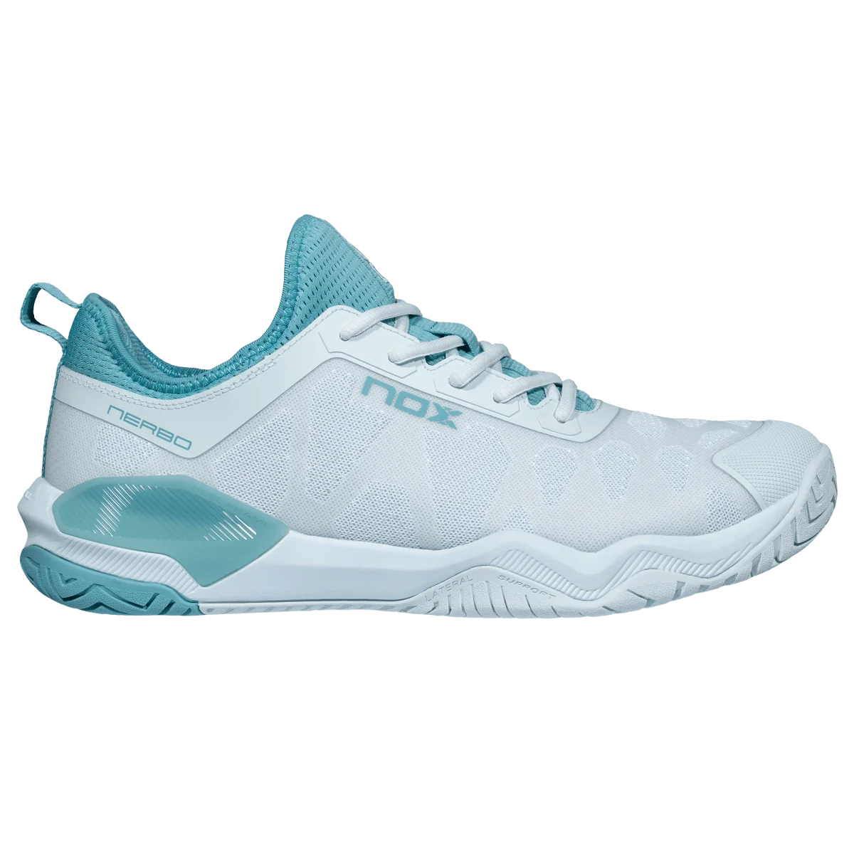 Nox Zapatillas de Pickleball LUX NERBO Morning Mist/Turquoise