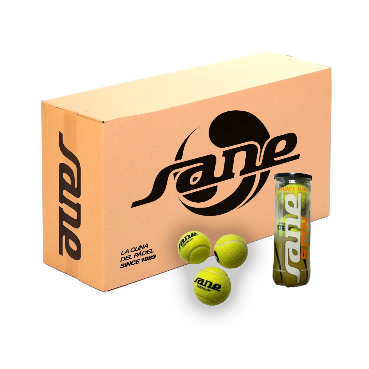 Sane SPIN Premium balls tube - 24 tube pack